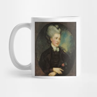 Lady Georgiana Poyntz, Countess Spencer by Thomas Gainsborough Mug